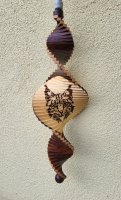 Windspiel aus Holz - Windspirale - Holzspirale, Länge 70 cm - Luchs Windspiel aus Holz - Windspirale - Holzspirale, Länge 70 cm - Luchs