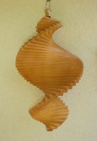 Wind Spinning Wood Spiral, Length 55 cm, Scumble: Pine
